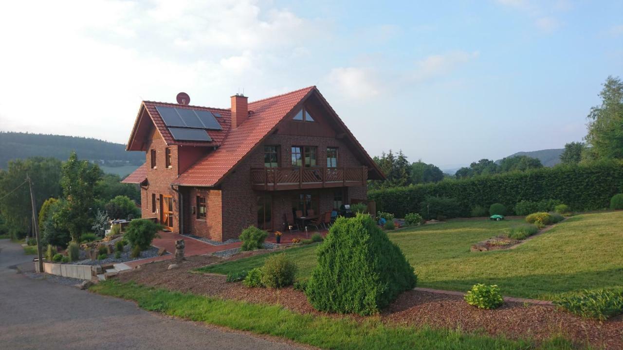 Ferienwohnung Blumenland Extertal Dış mekan fotoğraf